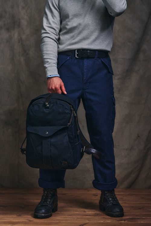 lifestyle image of Journeyman Rugged Twill Backpack - 23L
