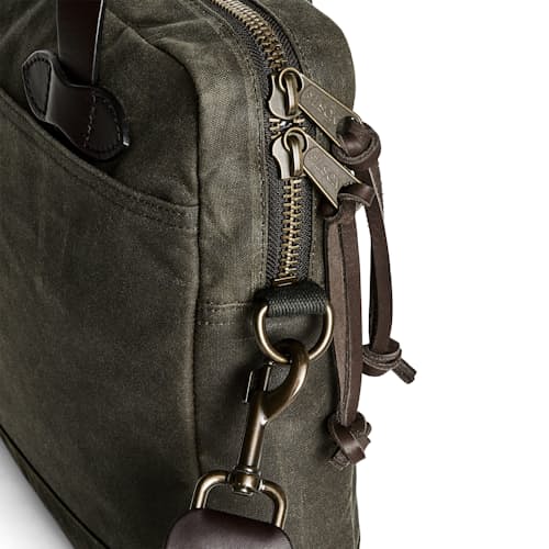 laydown detail image of Tin Cloth Compact Briefcase