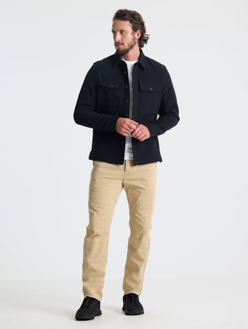 on model image of Pioneer Blanket Button Down