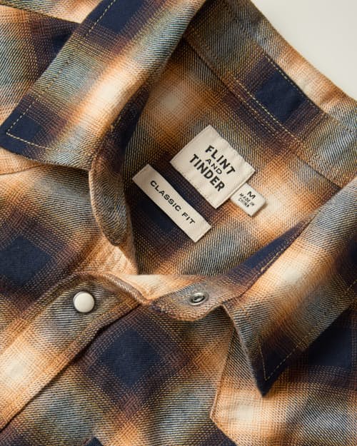 laydown detail image of Cotton Western Shirt