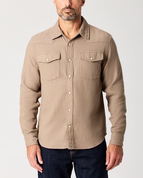 lifestyle image of Cotton Western Shirt