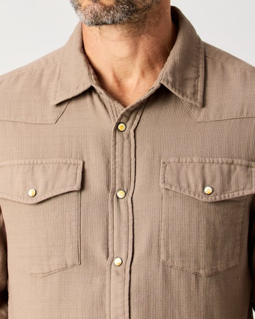 lifestyle image of Cotton Western Shirt