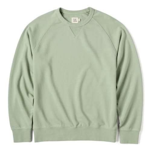 laydown image of Midweight Terry Crewneck Sweatshirt