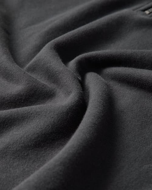laydown detail image of Midweight Terry Half Zip Sweatshirt