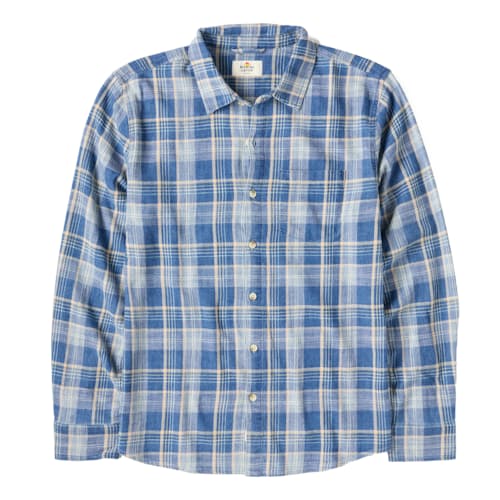 laydown image of Classic Stretch Selvage Long Sleeve Shirt