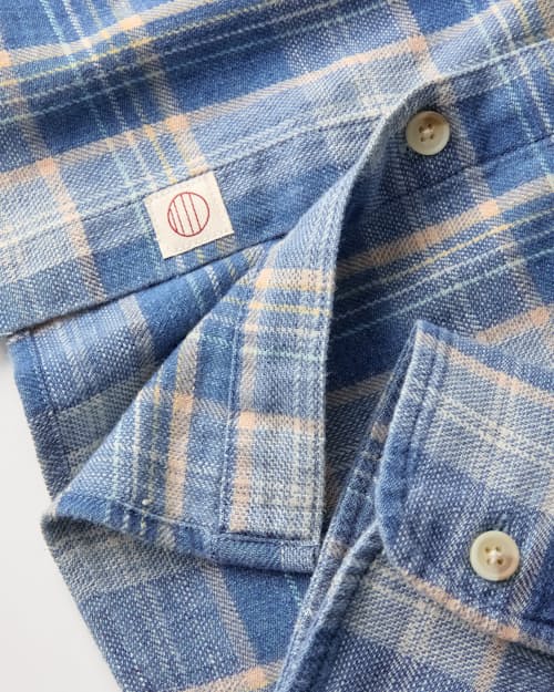 laydown detail image of Classic Stretch Selvage Long Sleeve Shirt