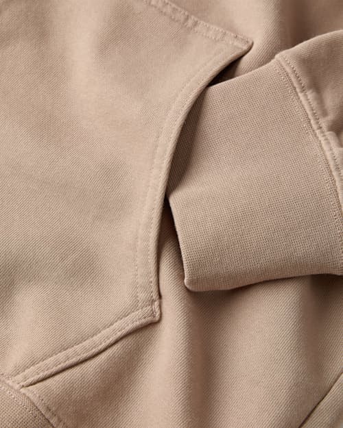laydown detail image of Midweight Terry Full-Zip Hoodie