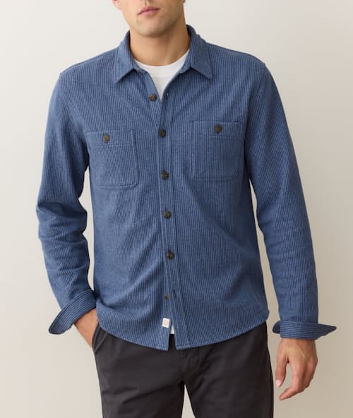 on model image of Pacifica Stretch Twill Shirt