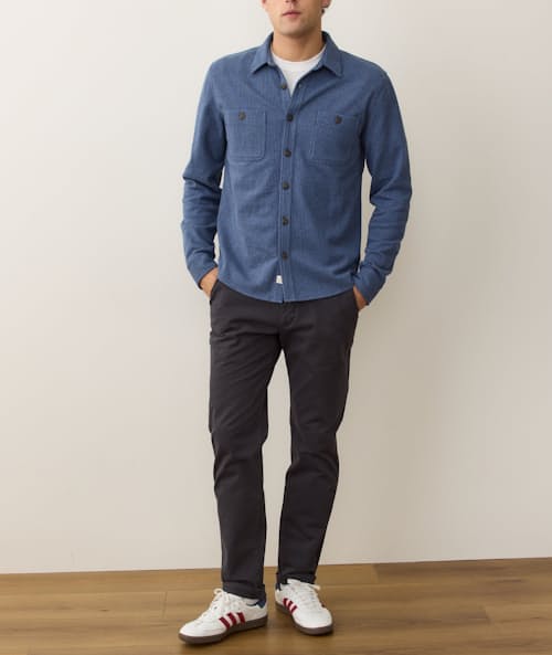 on model image of Pacifica Stretch Twill Shirt