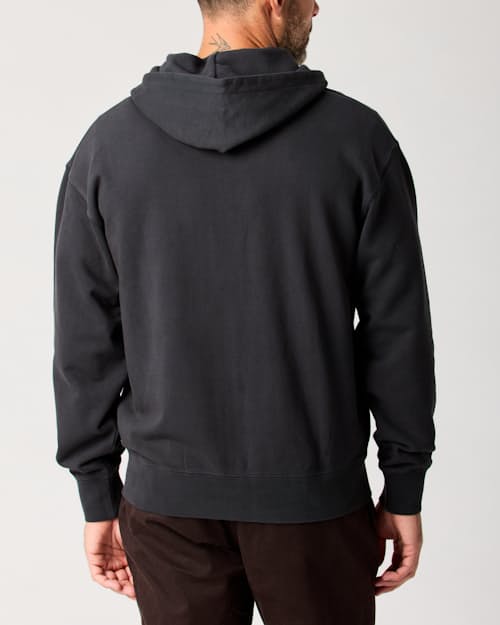 lifestyle image of Midweight Terry Full-Zip Hoodie