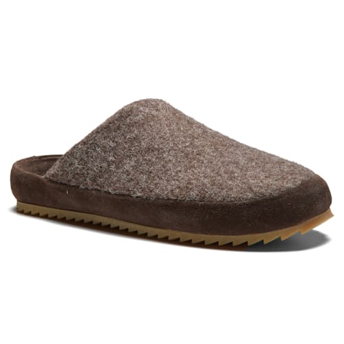laydown image of Wool Mule Slipper