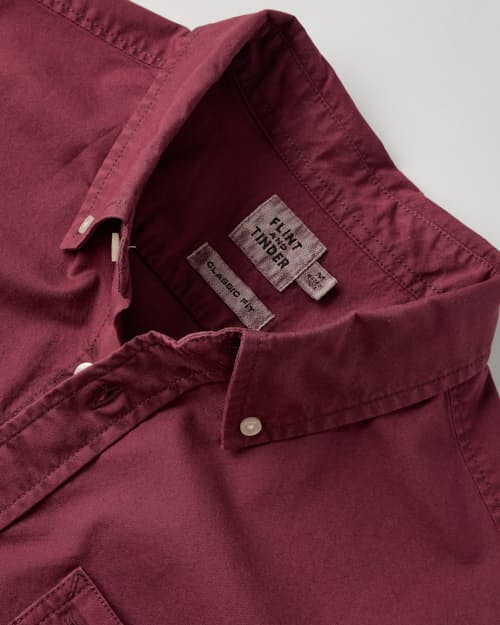laydown detail image of The Oxford Draftsman Shirt