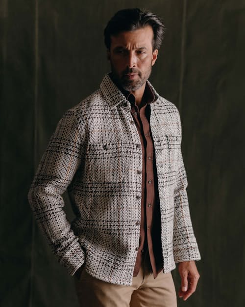 on model image of The Cutter Overshirt
