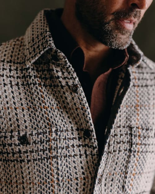 on model image of The Cutter Overshirt