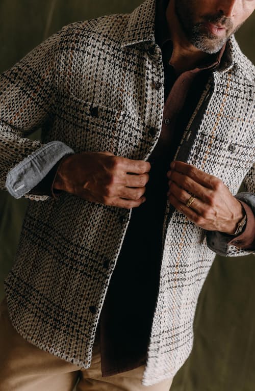 on model image of The Cutter Overshirt
