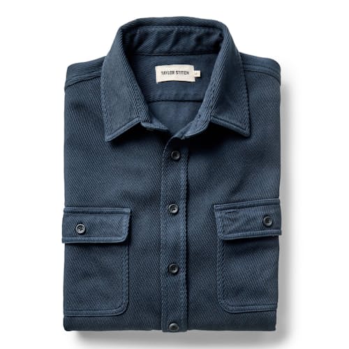 laydown image of The Ledge Long Sleeve Shirt
