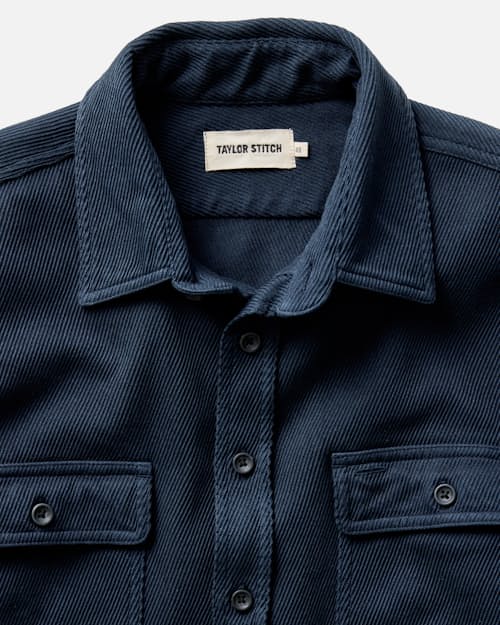 laydown detail image of The Ledge Long Sleeve Shirt