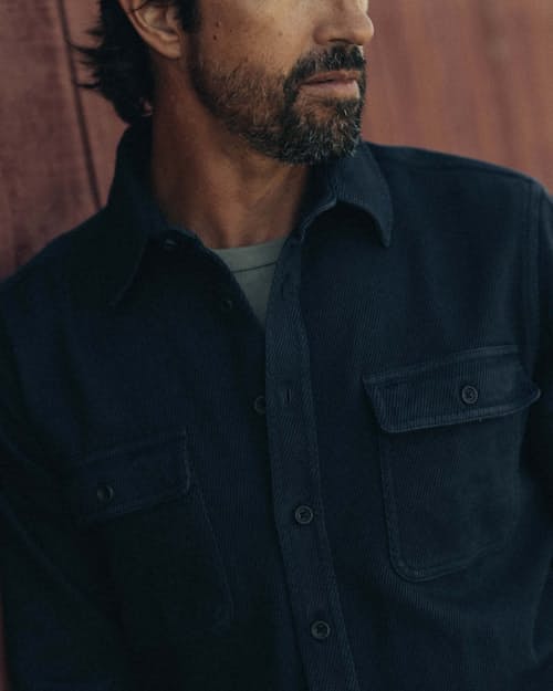 lifestyle image of The Ledge Long Sleeve Shirt