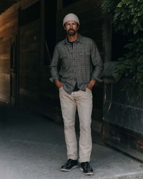 lifestyle image of The Ledge Long Sleeve Shirt