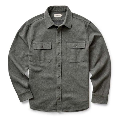 laydown image of The Ledge Long Sleeve Shirt