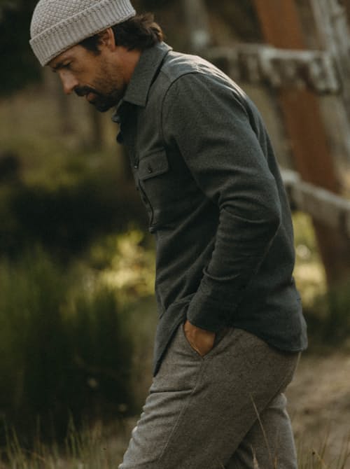 lifestyle image of The Ledge Long Sleeve Shirt