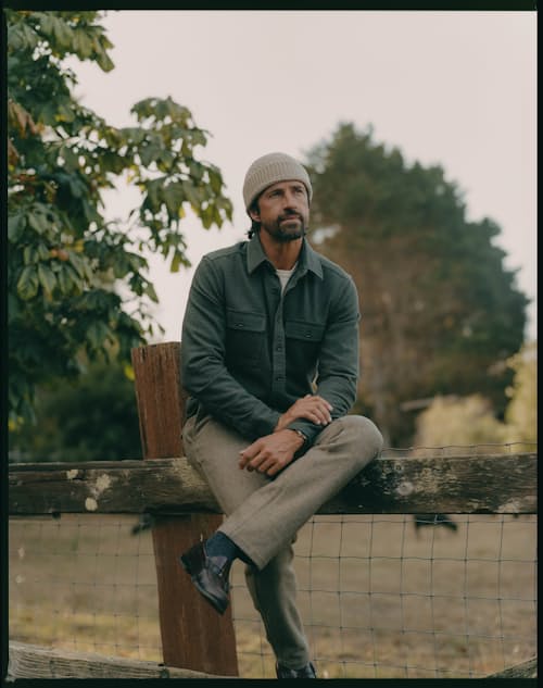 lifestyle image of The Ledge Long Sleeve Shirt