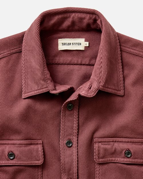 laydown detail image of The Ledge Long Sleeve Shirt