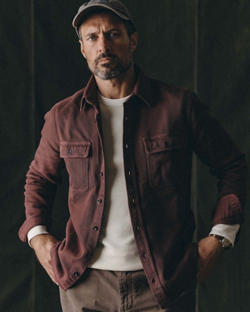 lifestyle image of The Ledge Long Sleeve Shirt