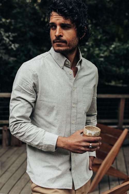 lifestyle image of The Jack Everyday Oxford Shirt