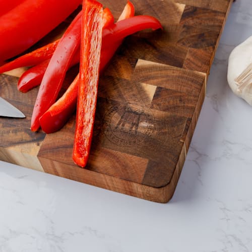 laydown detail image of 18" Grain Cutting Board
