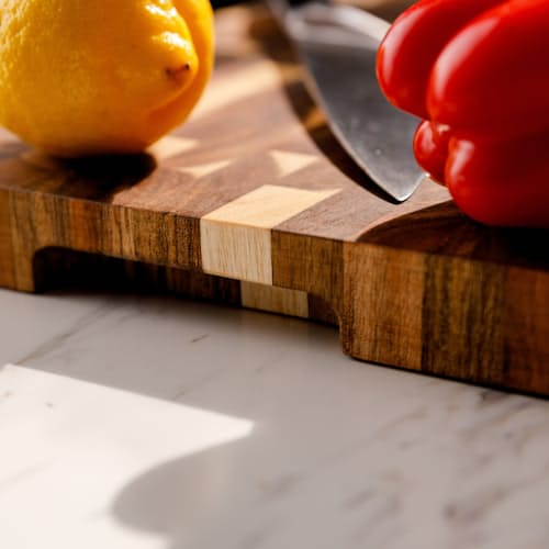 lifestyle image of 18" Grain Cutting Board