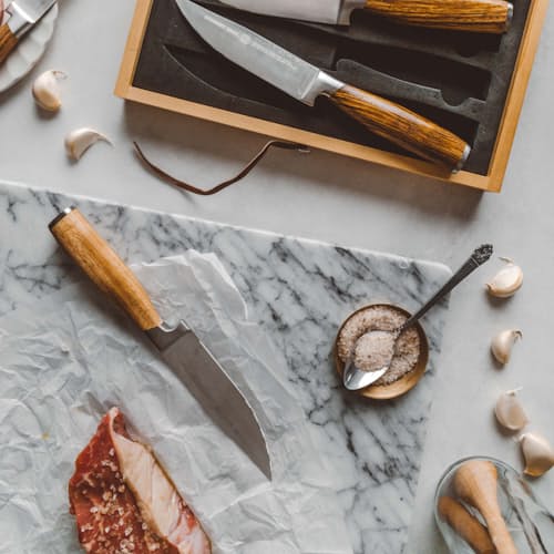 lifestyle image of 4-Piece Steak Set