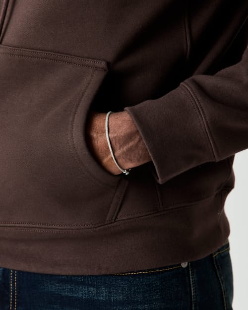 on model image of 10-Year Pullover Hoodie
