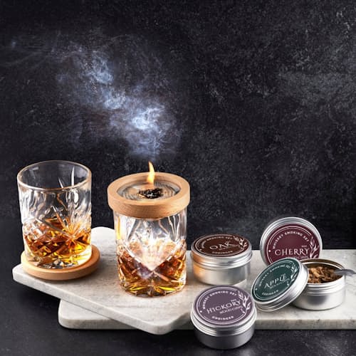 laydown detail image of Dublin 9 Piece Smoked Cocktail Set