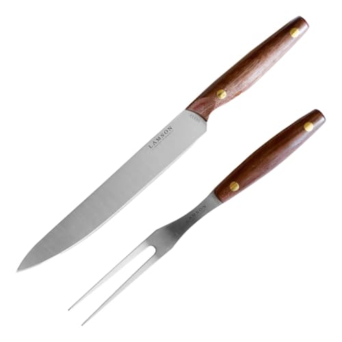 laydown image of Vintage  2-Pc Carving Knife Set