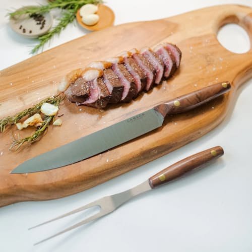 laydown detail image of Vintage  2-Pc Carving Knife Set