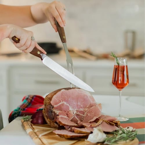 lifestyle image of Vintage  2-Pc Carving Knife Set