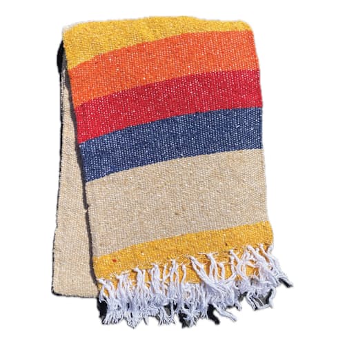 laydown image of Vintage Desert Throw Blanket