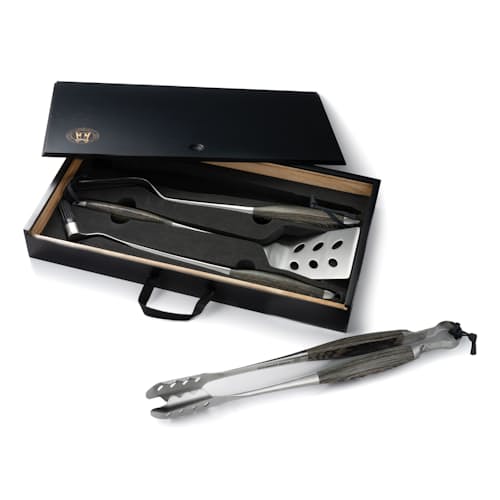 laydown image of 4-Piece BBQ Tool Set