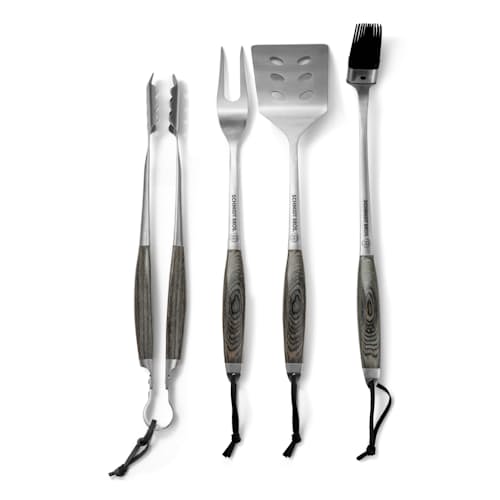 laydown image of 4-Piece BBQ Tool Set