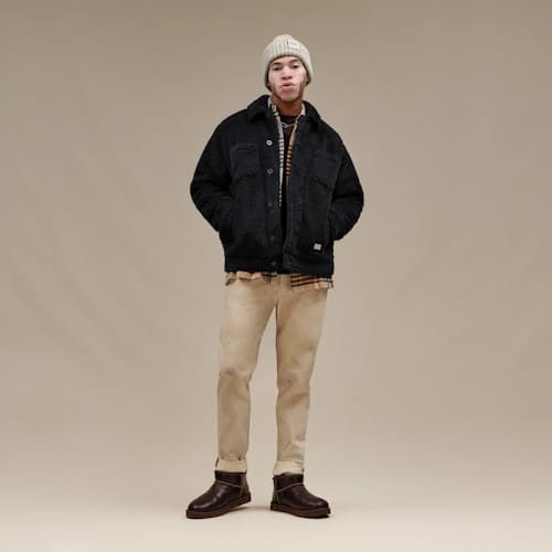 on model image of Classic Ultra Mini Leather