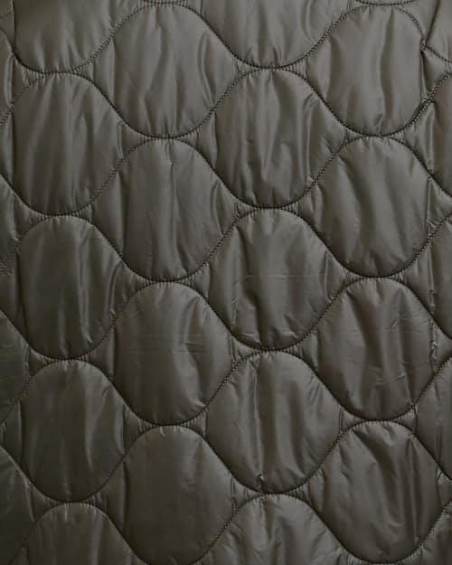 laydown detail image of Cording Quilted Bomber Jacket