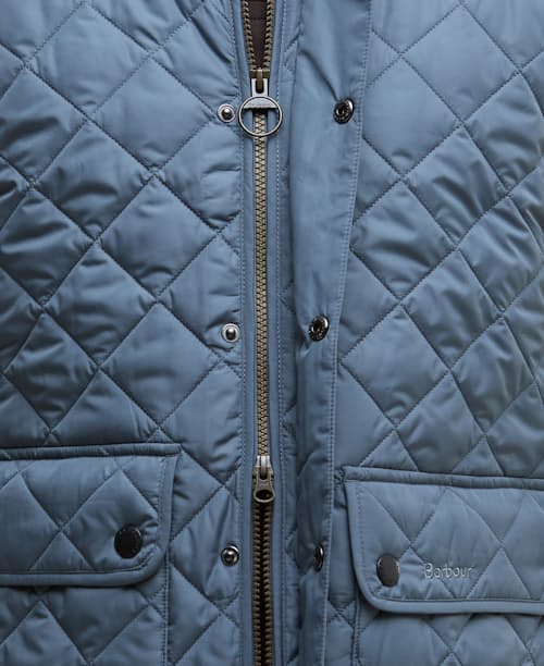 on model image of Lowerdale Quilted Vest