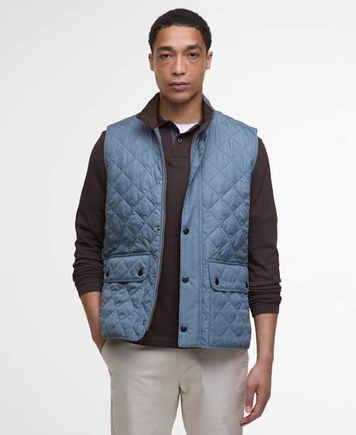 on model image of Lowerdale Quilted Vest