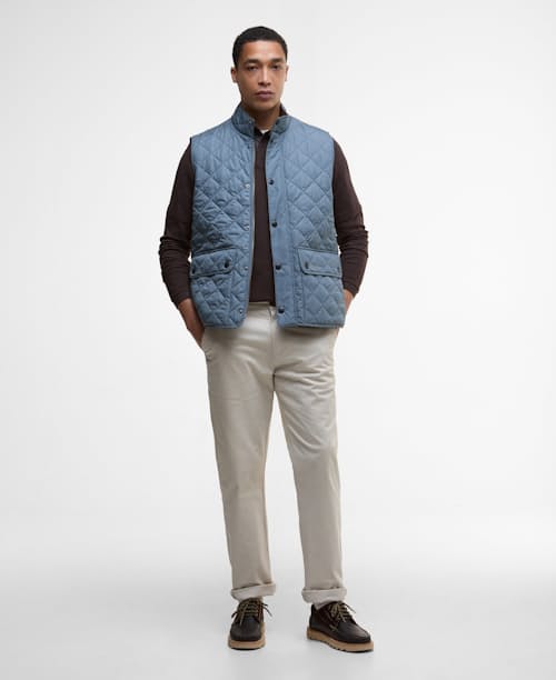 on model image of Lowerdale Quilted Vest