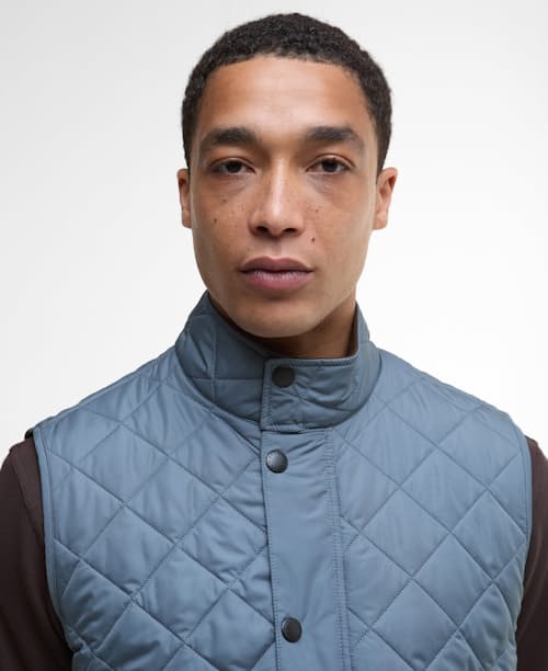 on model image of Lowerdale Quilted Vest