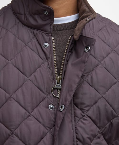 on model image of Lowerdale Quilted Vest