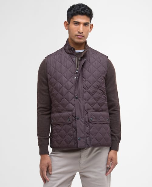 on model image of Lowerdale Quilted Vest