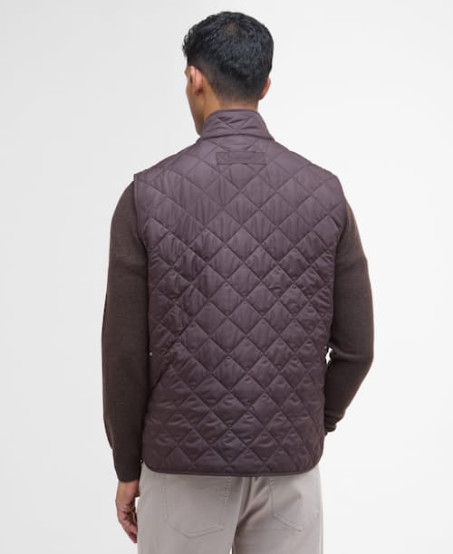 on model image of Lowerdale Quilted Vest