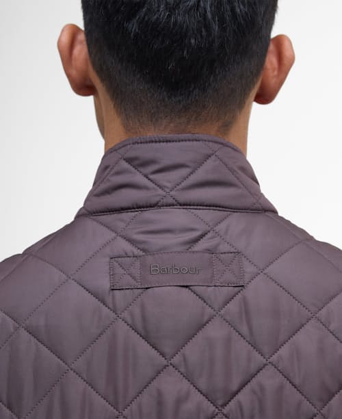 on model image of Lowerdale Quilted Vest